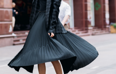 Designer Black Skirt Dress