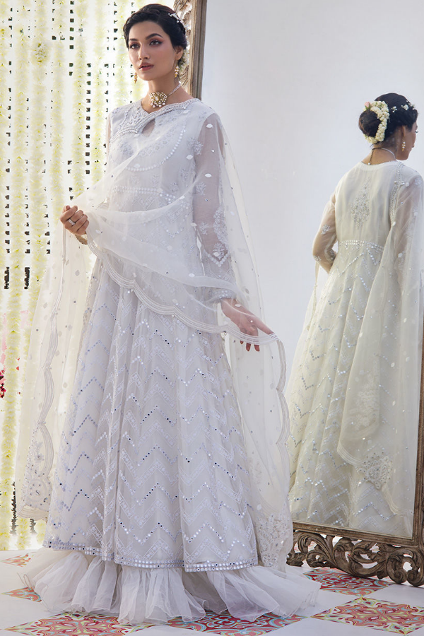 Deepak Perwani White Dress